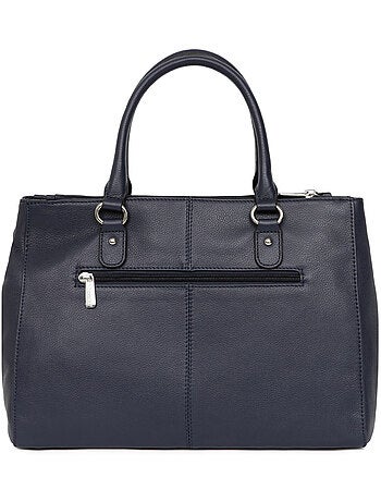 Sac porté main 2 poignées a4 cuir confort hexagona