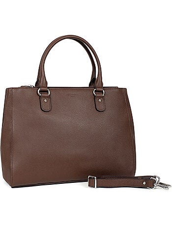 Sac porté main 2 poignées a4 cuir confort hexagona