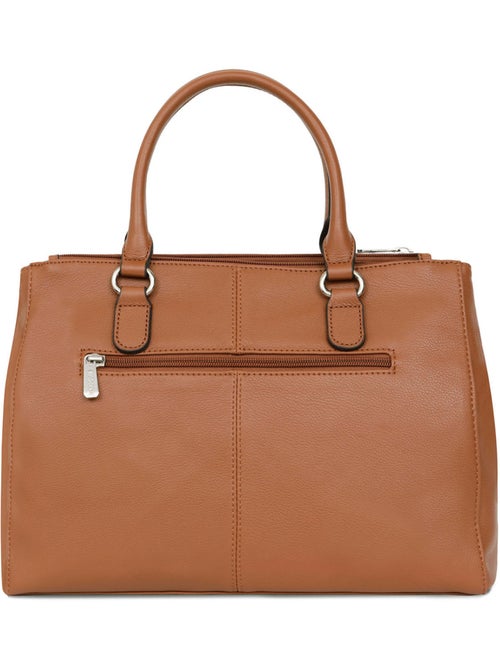 Sac porté main 2 poignées  a4  cuir confort hexagona - Kiabi