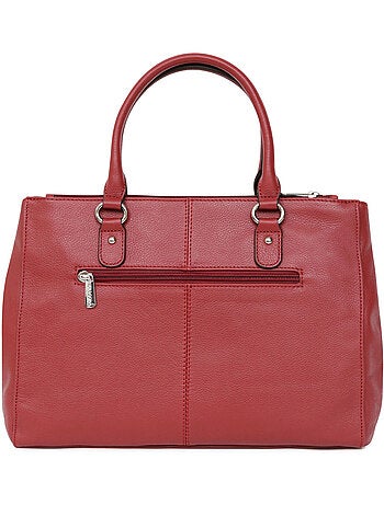 Sac porté main 2 poignées a4 cuir confort hexagona