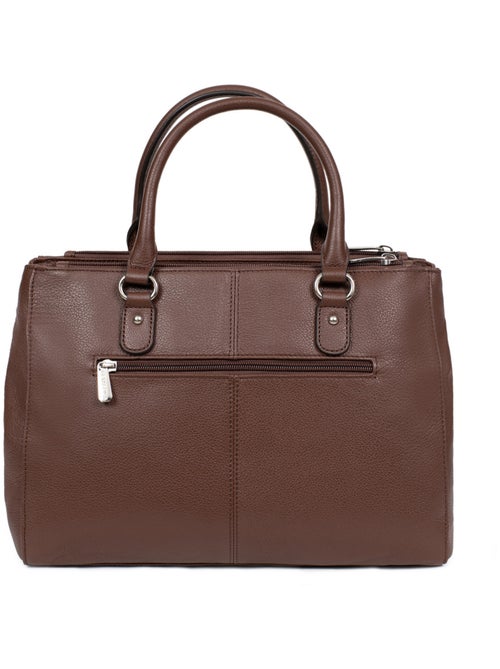 Sac porté main 2 poignées  A4  Cuir CONFORT - Kiabi