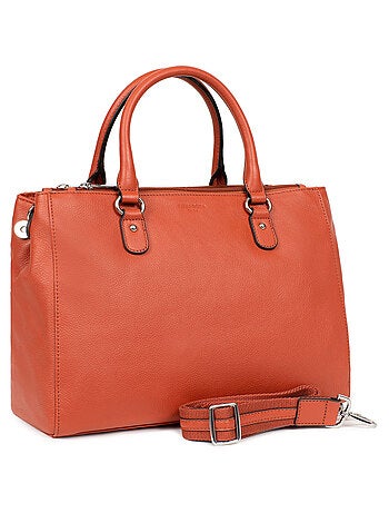 Sac porté main 2 poignées A4 Cuir CONFORT