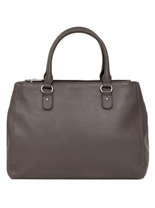 Sac porté main 2 poignées  A4  Cuir CONFORT - Kiabi
