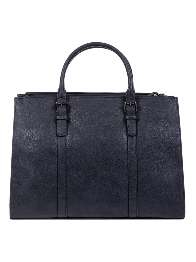Sac porté main 2 poignées  A4 GRACIEUSE Noir - Kiabi