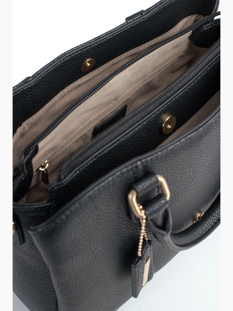 Sac porté main 2 poignées ABI Noir - Kiabi