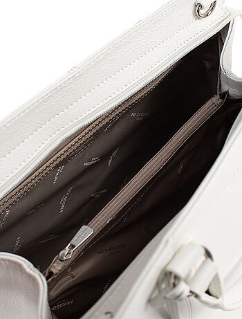 Sac porté main 2 poignées cuir confort hexagona