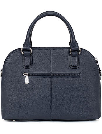 Sac porté main 2 poignées cuir confort hexagona