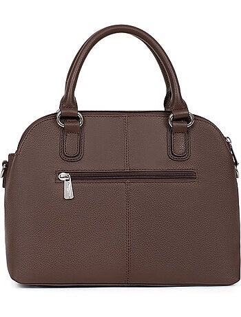 Sac porté main 2 poignées cuir confort hexagona