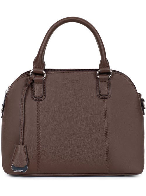 Sac porté main 2 poignées  cuir confort hexagona - Kiabi