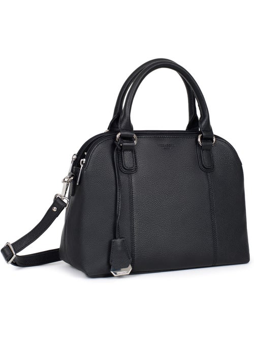 Sac porté main 2 poignées  cuir confort hexagona - Kiabi