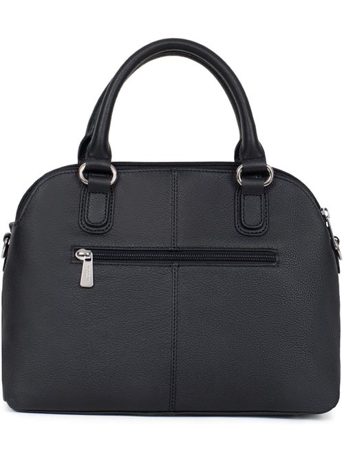 Sac porté main 2 poignées  cuir confort hexagona - Kiabi