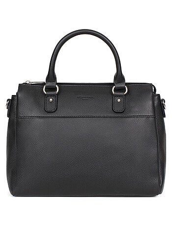 Sac porté main 2 poignées cuir confort hexagona