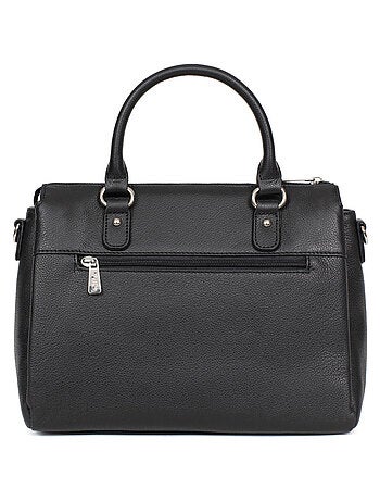 Sac porté main 2 poignées cuir confort hexagona