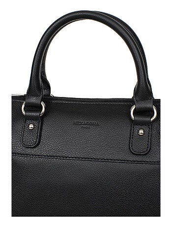 Sac porté main 2 poignées cuir confort hexagona