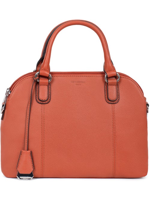 Sac porté main 2 poignées  cuir confort hexagona - Kiabi