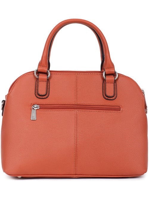 Sac porté main 2 poignées  cuir confort hexagona - Kiabi