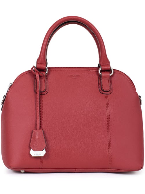 Sac porté main 2 poignées  cuir confort hexagona - Kiabi