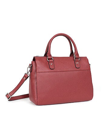Sac porté main 2 poignées cuir confort hexagona