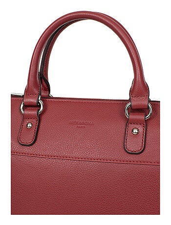 Sac porté main 2 poignées cuir confort hexagona