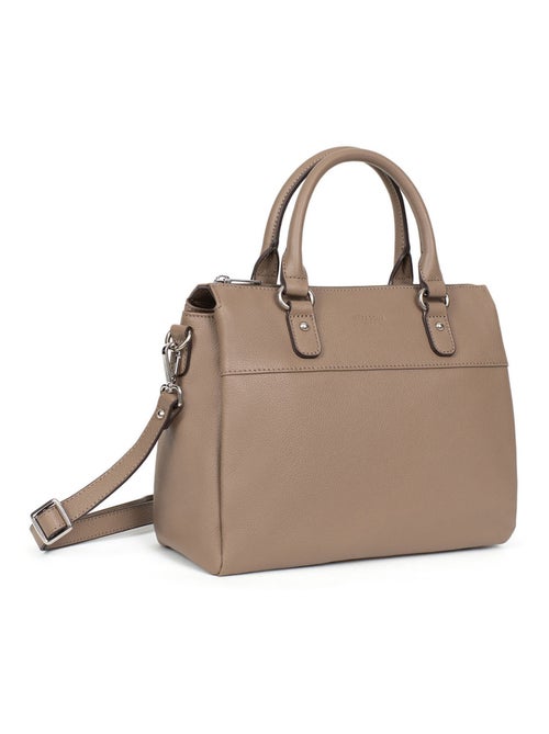 Sac porté main 2 poignées  Cuir CONFORT - Kiabi