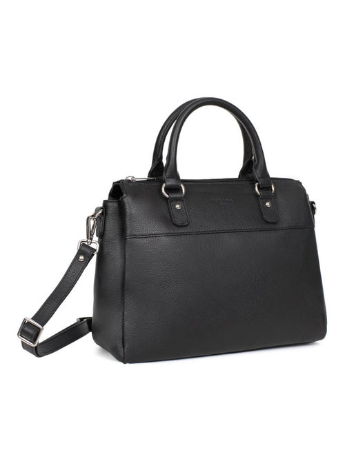 Sac porté main 2 poignées  Cuir CONFORT - Kiabi