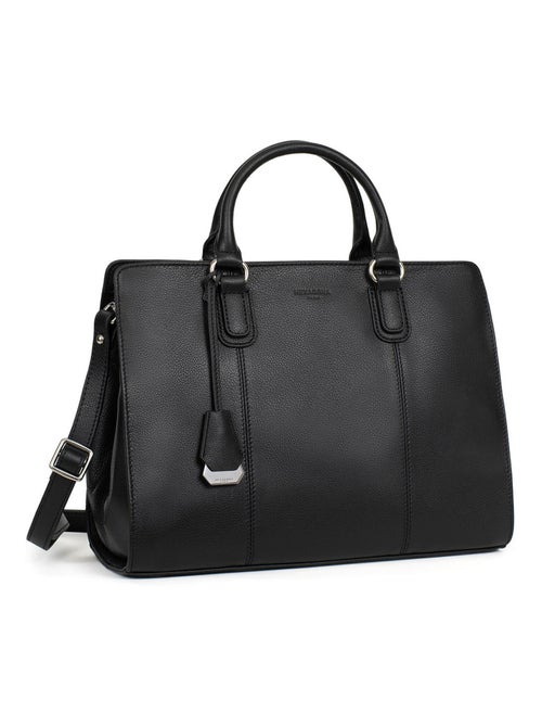 Sac porté main 2 poignées  Cuir CONFORT - Kiabi