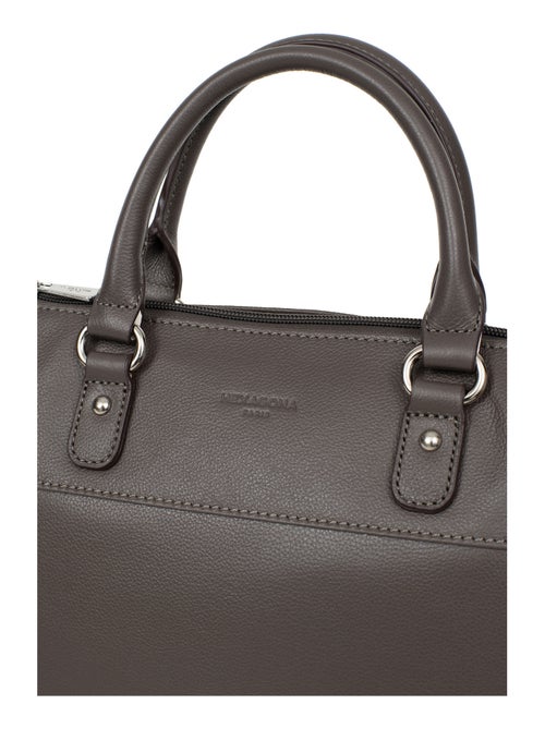 Sac porté main 2 poignées  Cuir CONFORT - Kiabi