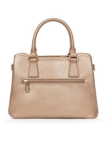 Sac porté main 2 poignées cuir luna hexagona