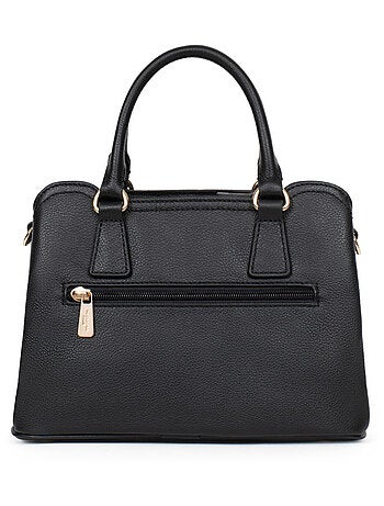 Sac porté main 2 poignées cuir luna hexagona