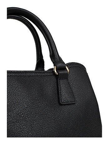 Sac porté main 2 poignées cuir luna hexagona