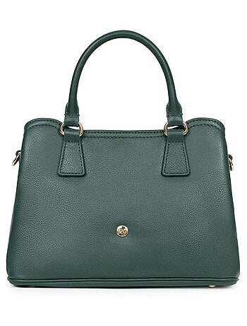 Sac porté main 2 poignées cuir luna hexagona