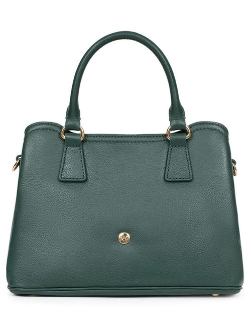 Sac porté main 2 poignées  cuir luna hexagona - Kiabi