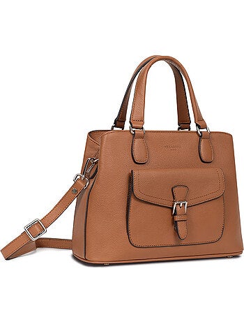 Sac porté main 2 poignées Cuir MIRABELLE