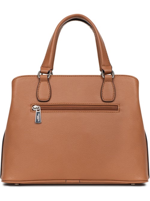 Sac porté main 2 poignées  Cuir MIRABELLE - Kiabi