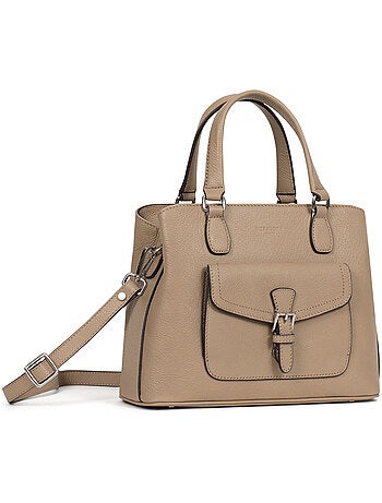 Sac porté main 2 poignées Cuir MIRABELLE