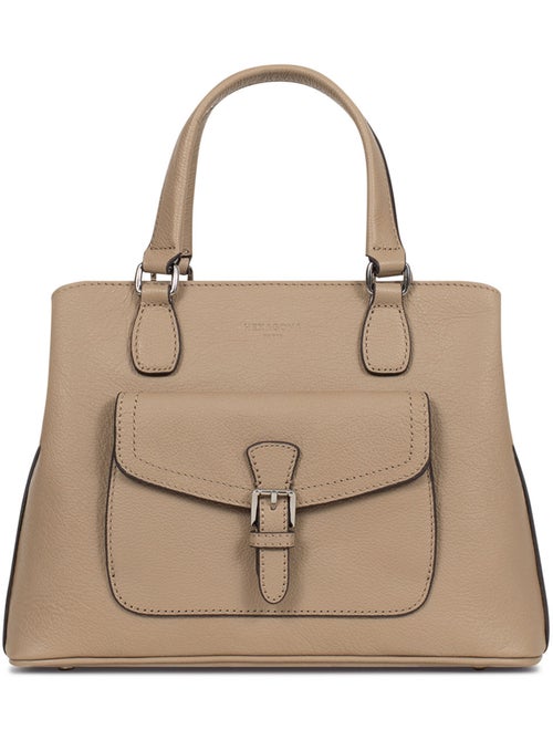 Sac porté main 2 poignées  Cuir MIRABELLE - Kiabi