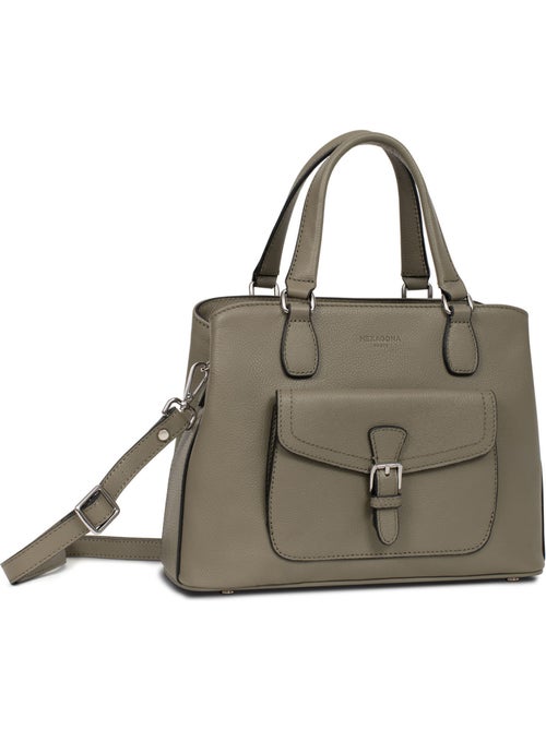 Sac porté main 2 poignées Cuir MIRABELLE - Kiabi Sac porté main 2 poignées Cuir MIRABELLE - Kiabi