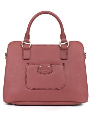 Sac porté main 2 poignées  Cuir PRALINE
