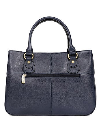 Sac porté main 2 poignées cuir république hexagona