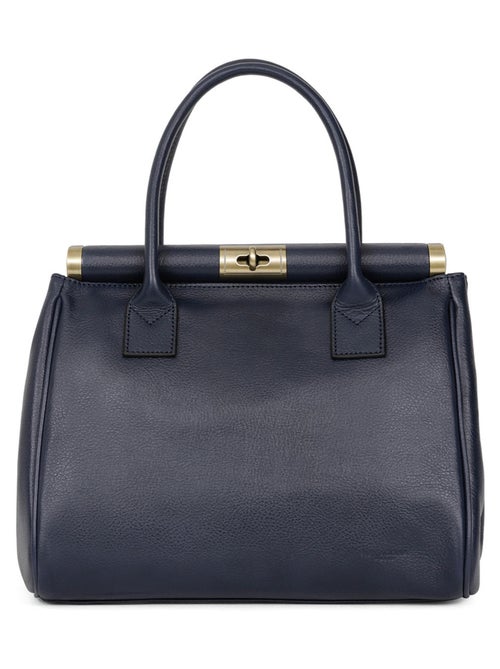 Sac porté main 2 poignées  cuir république hexagona - Kiabi
