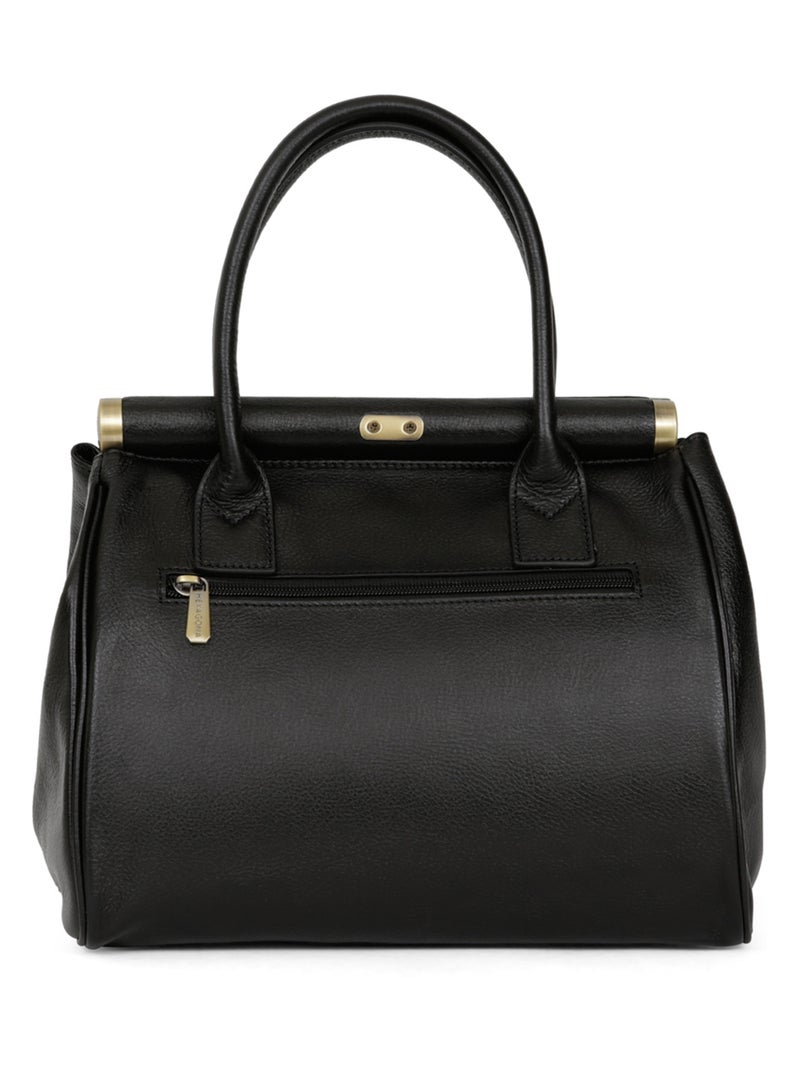 Sac porté main 2 poignées  cuir république hexagona Noir - Kiabi