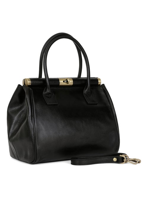Sac porté main 2 poignées  Cuir RÉPUBLIQUE - Kiabi