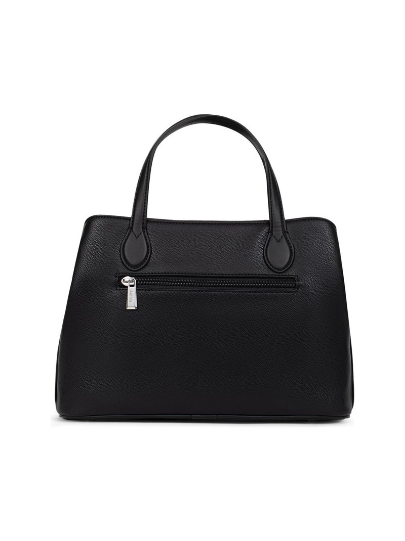 Sac porté main 2 poignées Flavia  | FAGOLA Noir - Kiabi