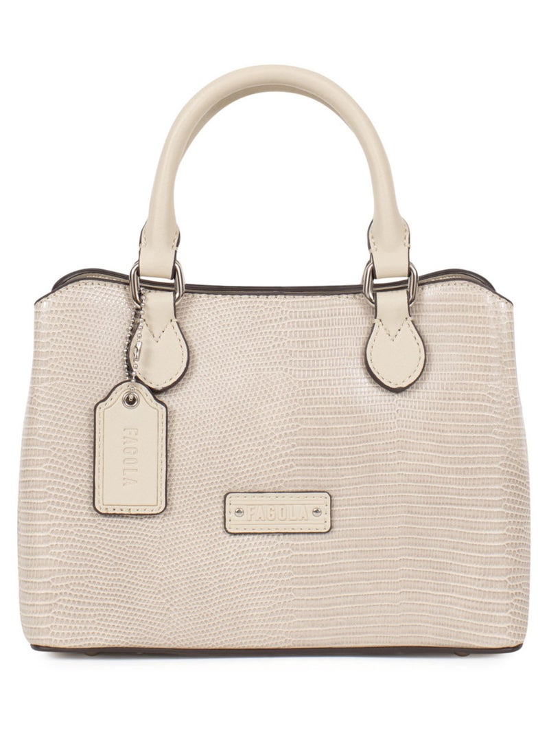 Sac porté main 2 poignées Maria Femme Gris moyen - Kiabi