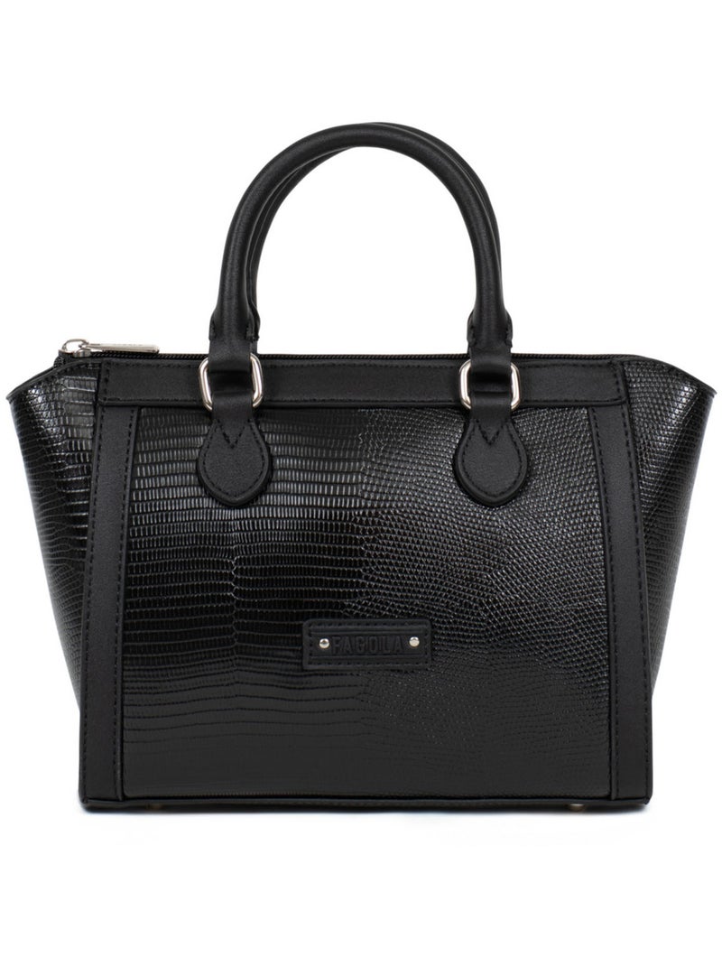 Sac porté main 2 poignées Maria Femme Noir - Kiabi