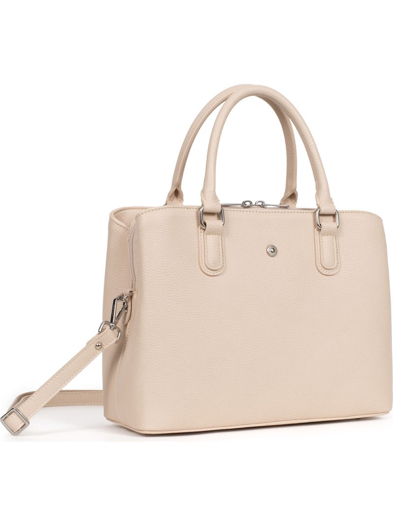 Sac porté main 2 poignées MAYA Ivoire - Kiabi