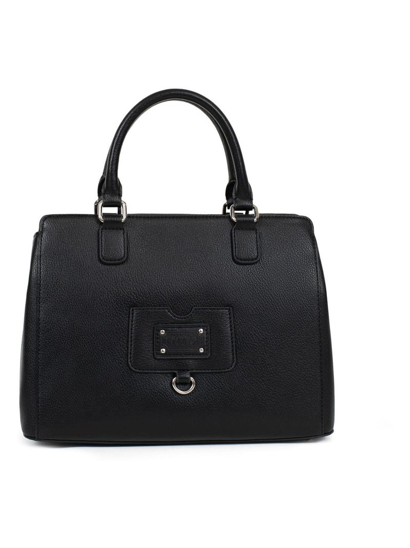 Sac porté main 2 poignées Noir - Kiabi