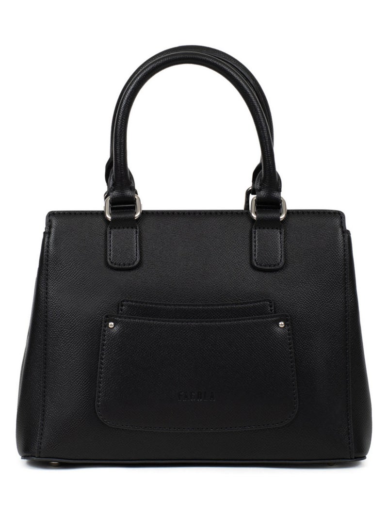 Sac porté main 2 poignées Tessa Femme Noir - Kiabi