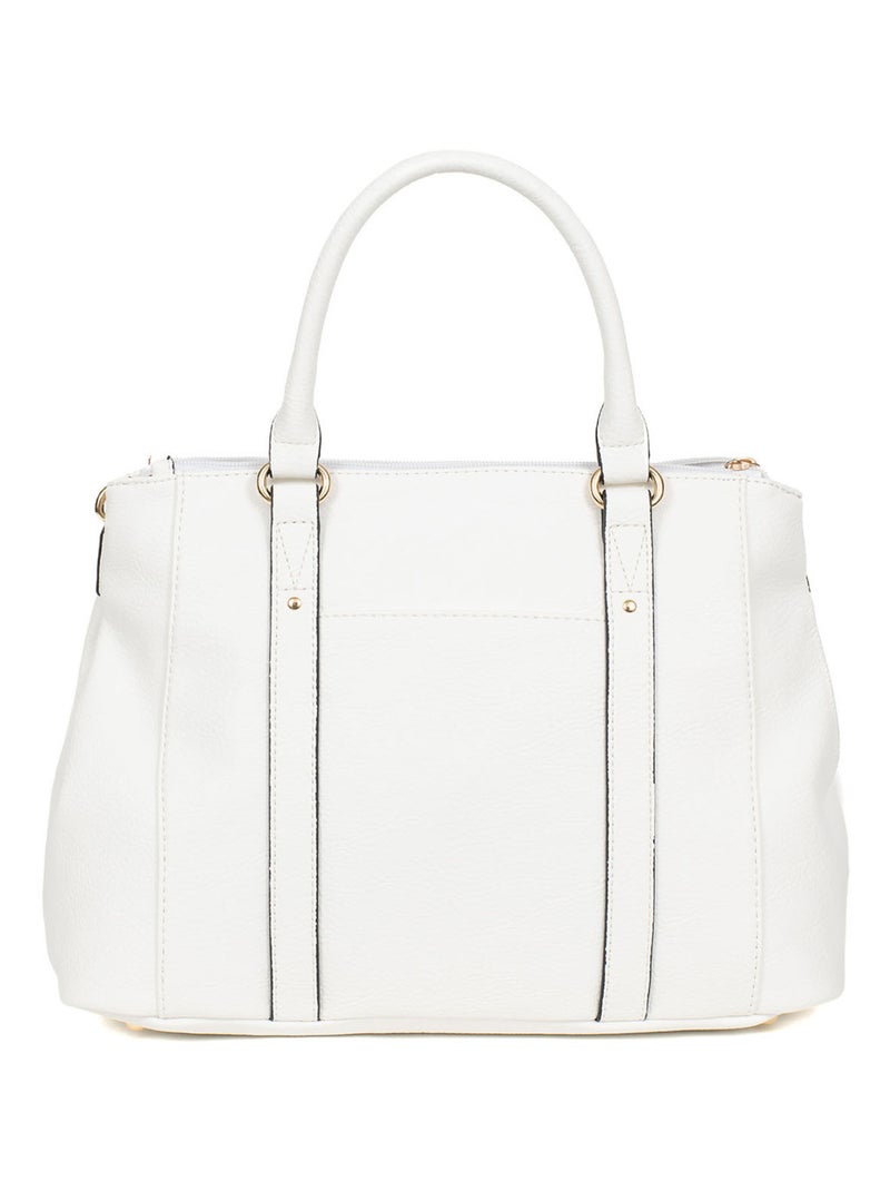Sac porté main 2 poignées TOSCANE Blanc - Kiabi
