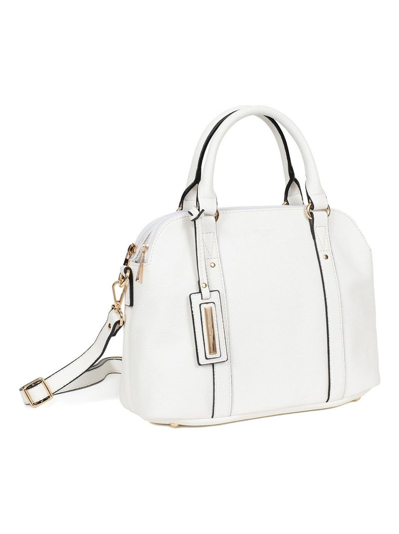 Sac porté main 2 poignées TOSCANE Blanc - Kiabi